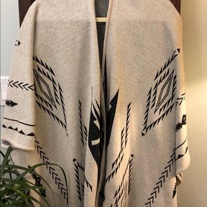 Printed Poncho